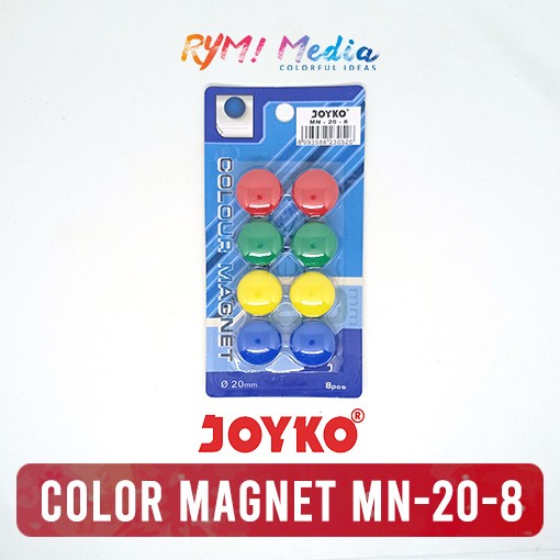 

JOYKO Magnet Warna Papan Tulis White Board 1Set - Color Magnet MN-20-8