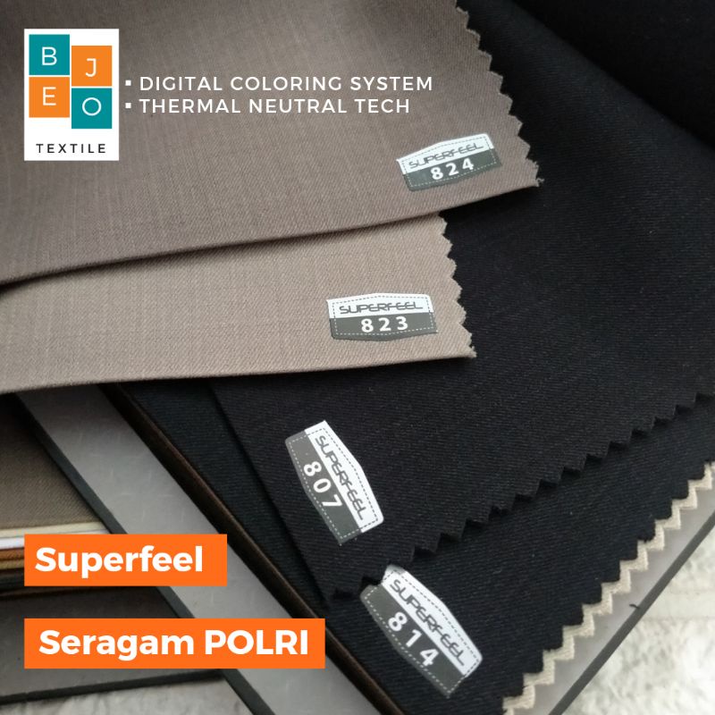 Kain superfeel seragam Polri Maxistyle