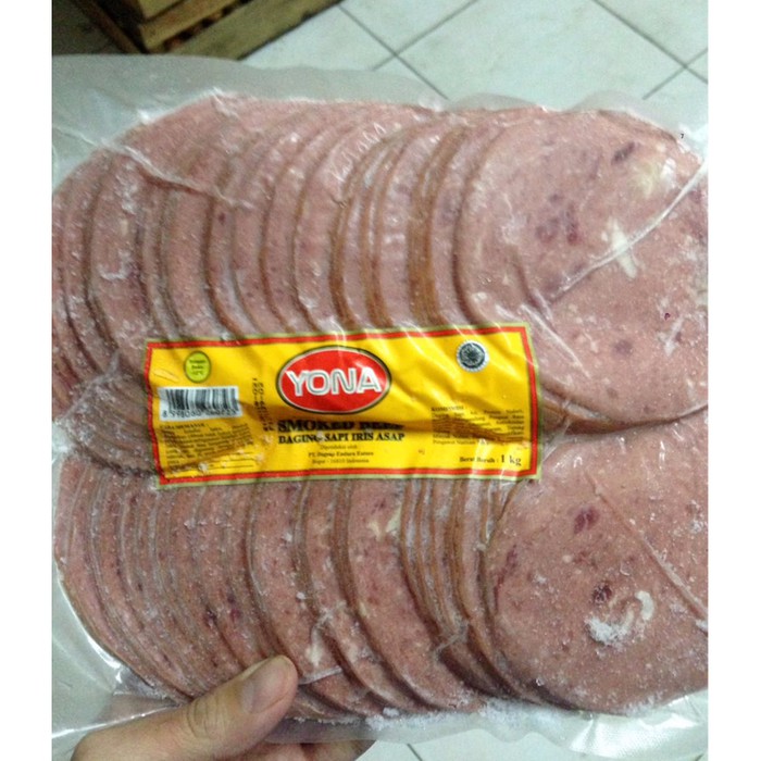 

Smoked Beef Yona 1 Kg Daging Sapi Iris Asap Olahan Smoke Beef Horeca