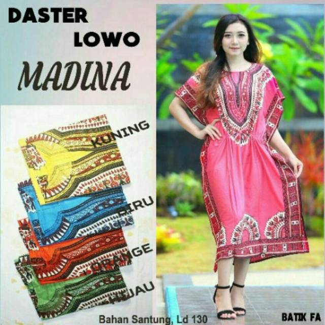 DASTER LOWO MADINA GROSIR MURAH ASLI PEKALONGAN