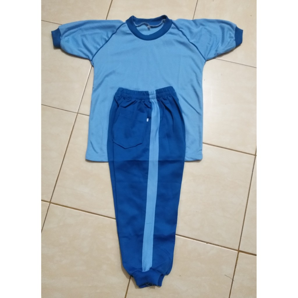 BAJU STELAN OLAHRAGA ANAK TK (PENDEK - PANJANG)