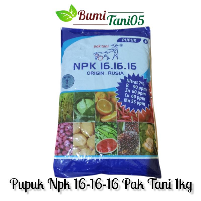 Jual Pupuk Npk Pak Tani Kemasan Original Pabrik Kg Indonesia Shopee Indonesia