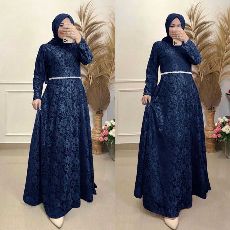 MAXI YUNAYA GAMIS BRUKAT GAMIS UNDANGAN GAMIS KONDANGAN GAMIS SERAGAMAN GAMIS MUTIARA