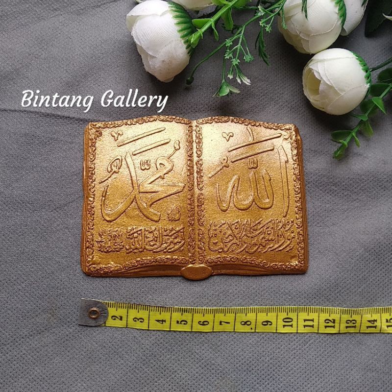 Resin kitab Warna gold / bahan mahar