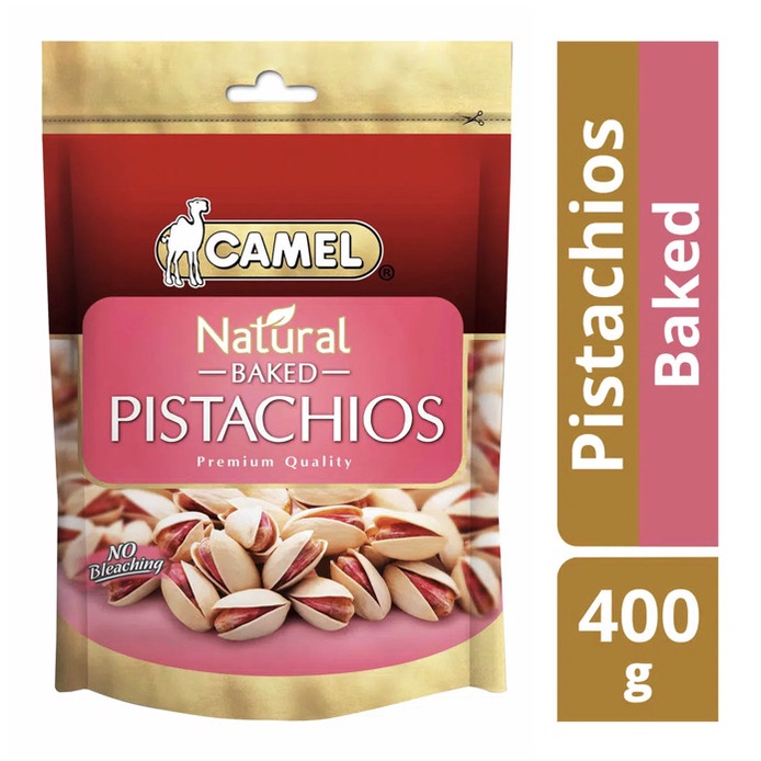 

Ready stok Camel Natural Baked Pistachios 400g / Kacang Camel