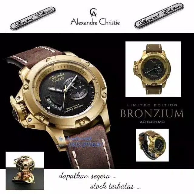 Alexandre Christie AC 6481 AC6481 6481 Pria Bronzium V2 Limited Edition