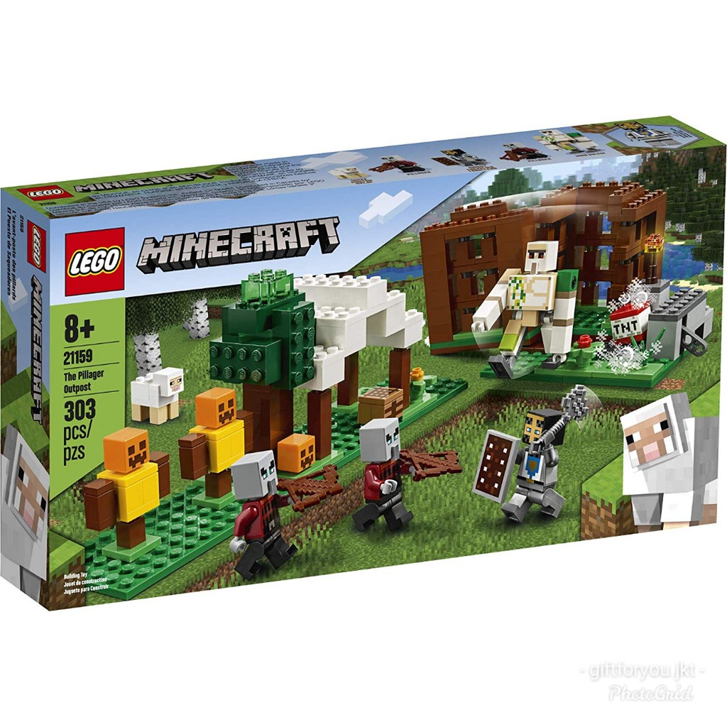 lego minecraft the pillager outpost no 21159