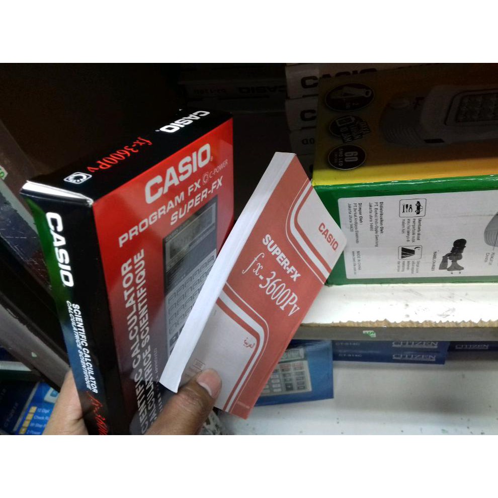 

kalkulator casio fx-3600pv