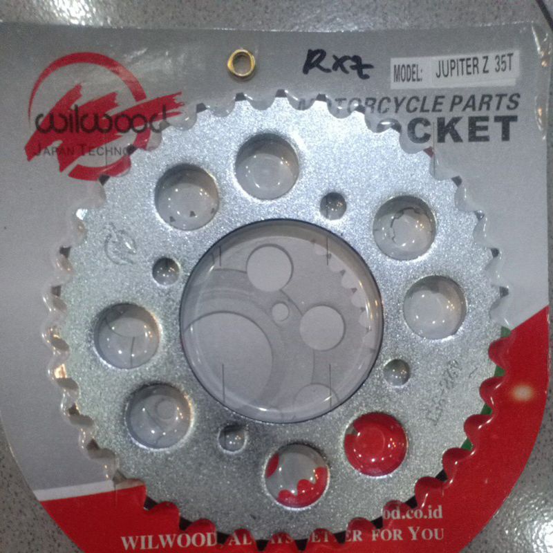 SSS RXZ GER 428 GEAR BELAKANG PNP RXZ RX KING JUPITER VEGA CRIPTON FIZR RX SPECIAL Z125 TIARA ALFA mx135-Wilwood 428x35