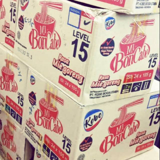 

Mie bon cabe goreng level 15