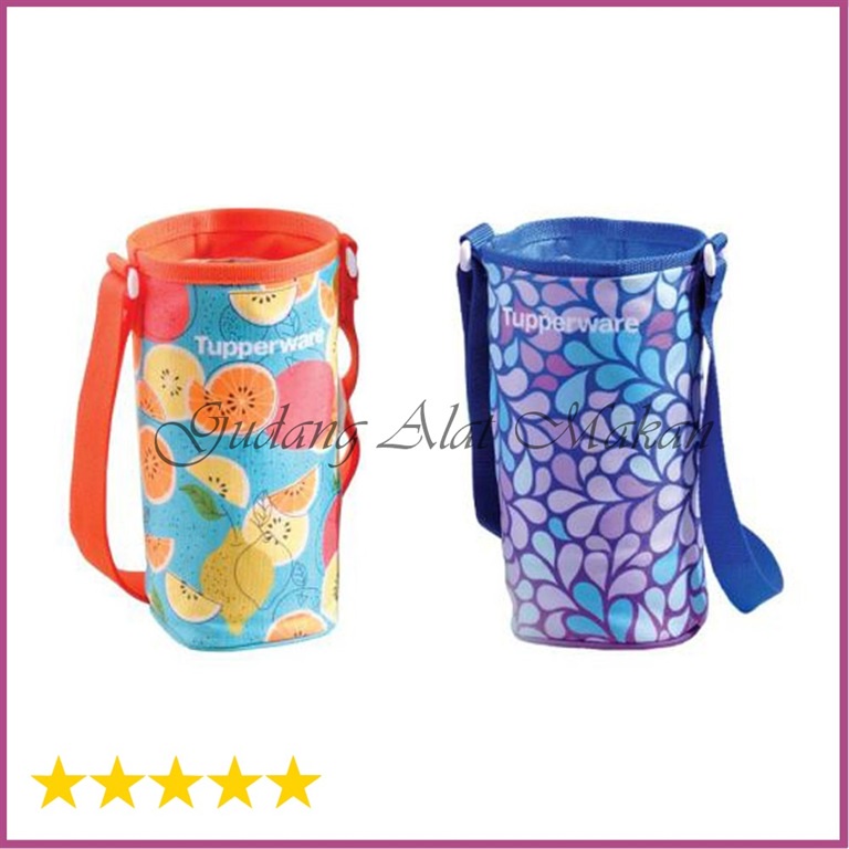 TUPPERWARE Tas botol 2L untuk slim line atau eco botol