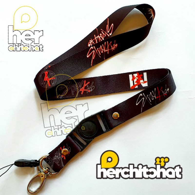 

Lanyard STRAY KIDS - Strap Tali ID Card KPop Unofficial