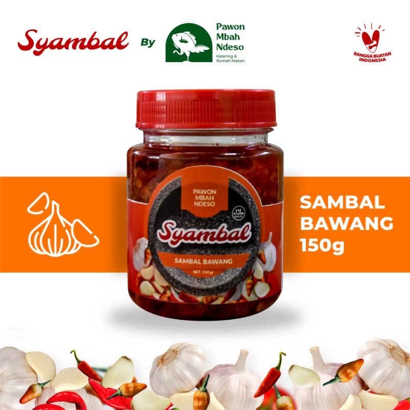 

SYAMBAL - Sambal - Sambel Bawang 150g