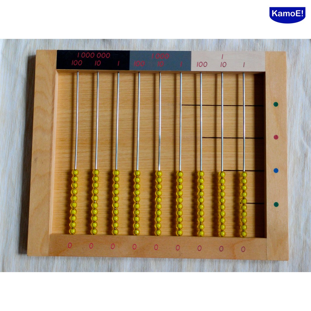 Flat Bead Frame Montessori Material