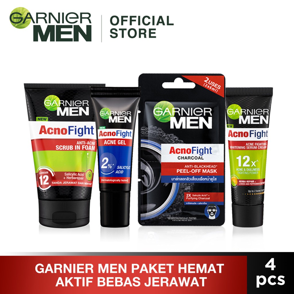 garnier men skincare
