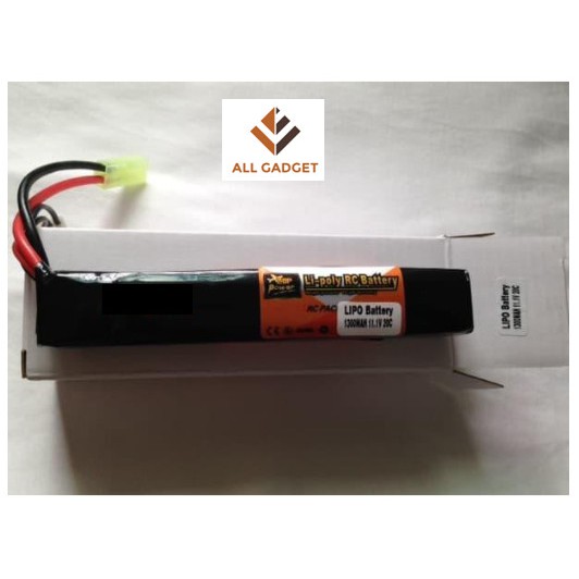 ZOP POWER 1300MAH 3S 11.1V 20C AIRSOFT LIPO