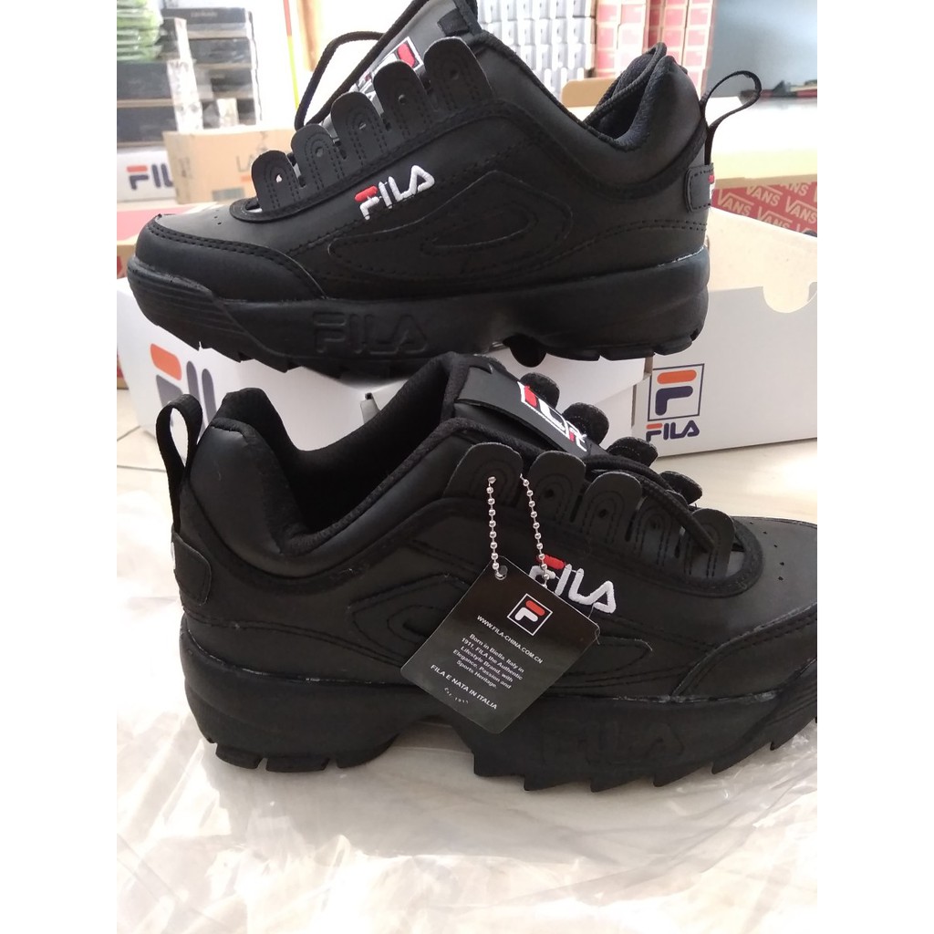 fila sneakers black