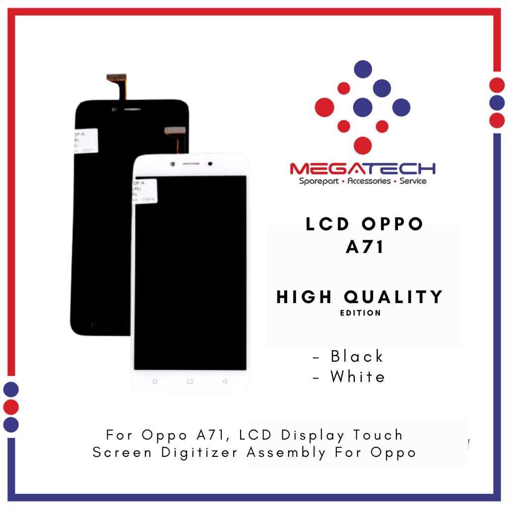 LCD Oppo A71 Fullset Touchscreen - ORI