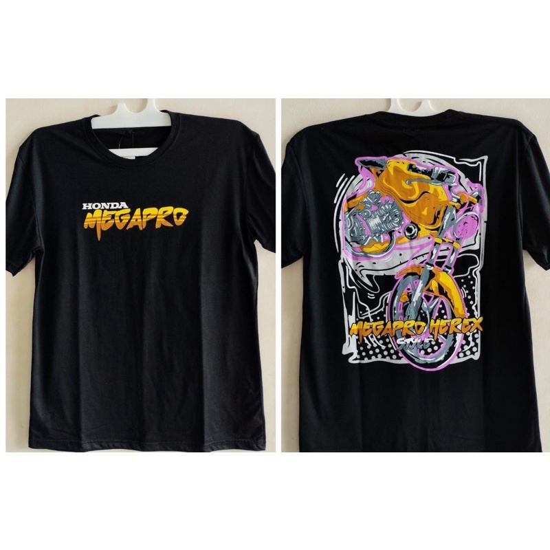 Kaos honda megapro hitam