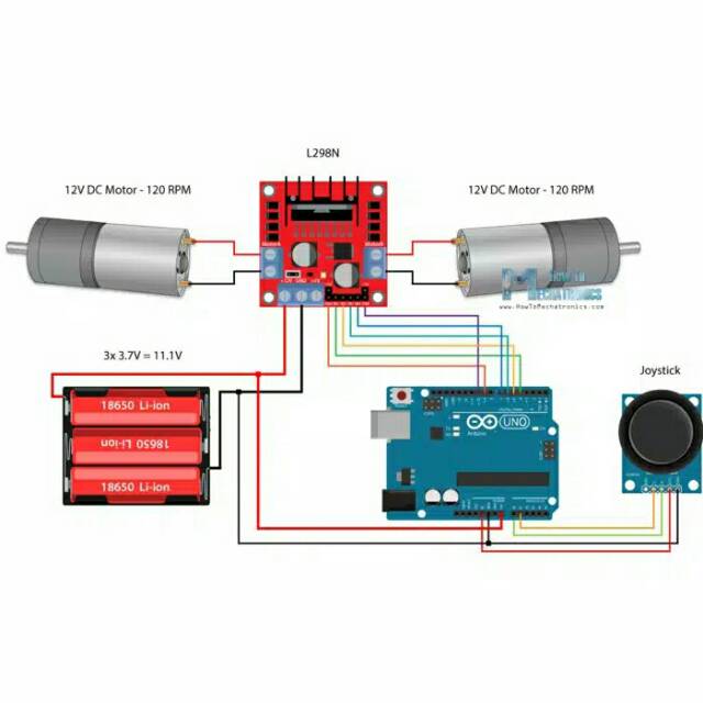 MOTOR DRIVER MODULE L298N / DUAL H BRIDGE