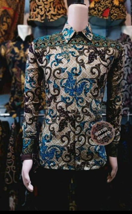 Size M L Xl Xxl Xxxl Bswart Batik Hrb026 Kenongo Hem Pendek Padi Pekalongan M L Xl Batik