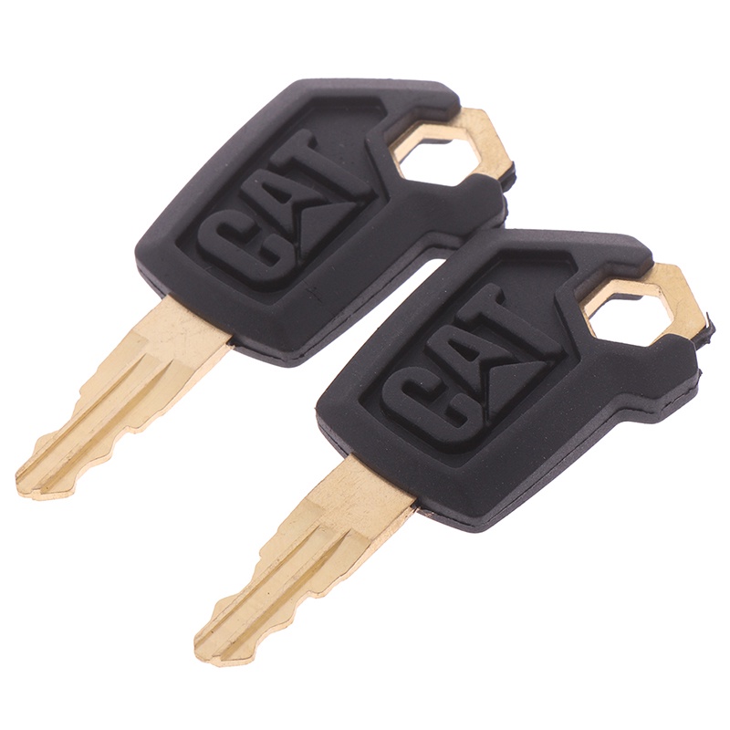 {LUCKID}2pcs 5P8500 Heavy Equipment Ignition Loader Dozer Key For Caterpillar