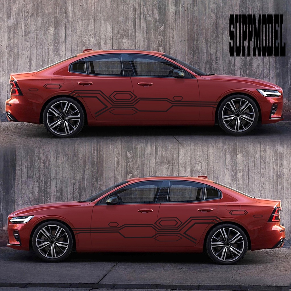 Stiker Decal Motif Tulisan Sport Tahan Air / Panas Untuk Dekorasi Pintu Samping Mobil DIY