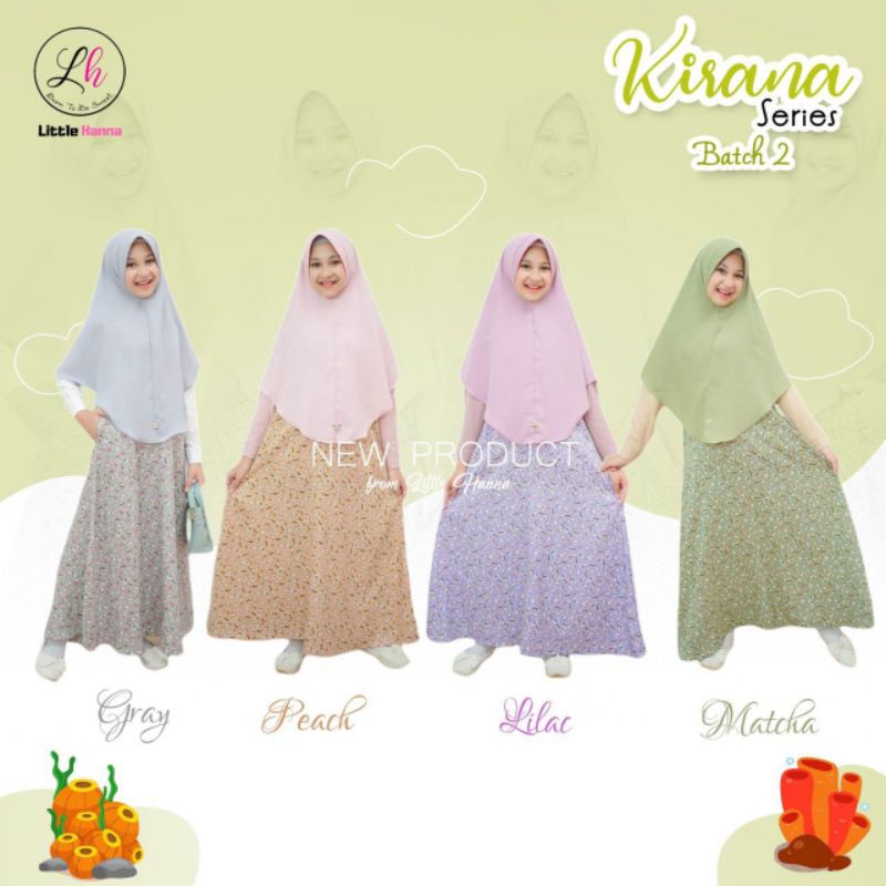 Gamis Kirana Anak Dan Ibu Couple Little Hanna