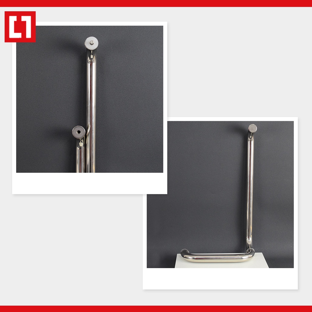 Pull Handle Pintu Kaca Shower AS 23x43 - Weldom