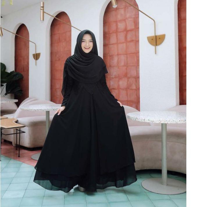 [Star] Baju Gamis Wanita Syar'i Muslim Dewasa Gamis Wanita Sultan Modis Lebaran 2021 Terbaru