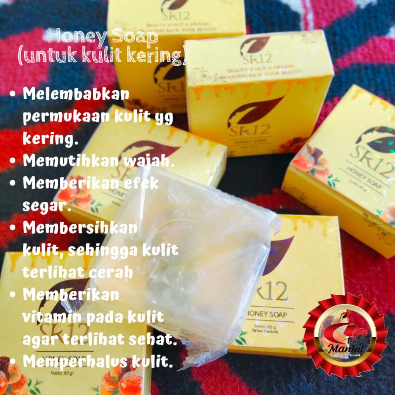 

SUDAH BPOM !!! terlaris pulak HONEY SOAP SR12