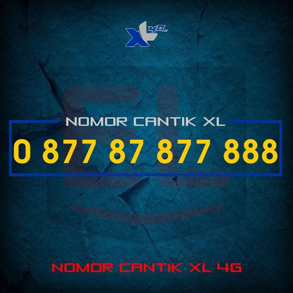 PROMO    Nomor Cantik XL Super 3 Varian Seri 0877 87 877 888   MURAH