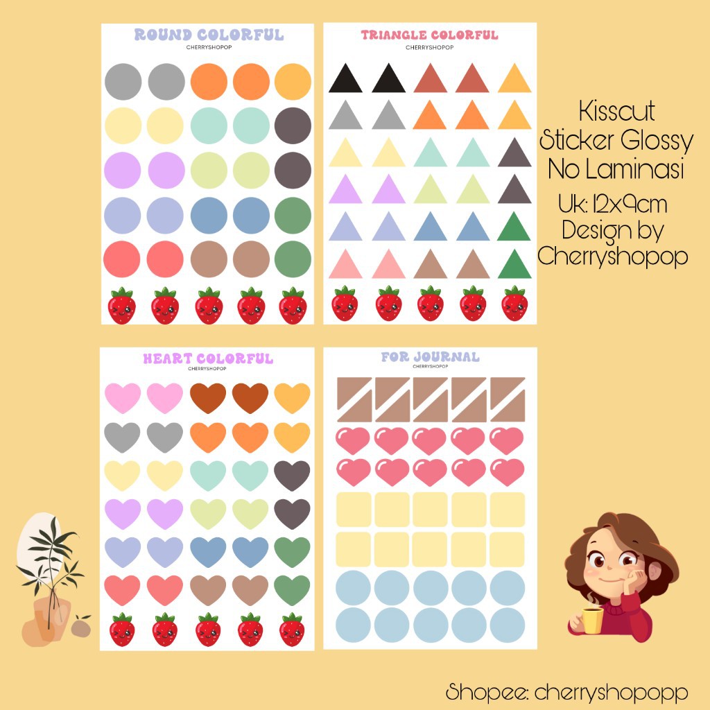 

Stiker For Journal Sheet by Cherryshopop