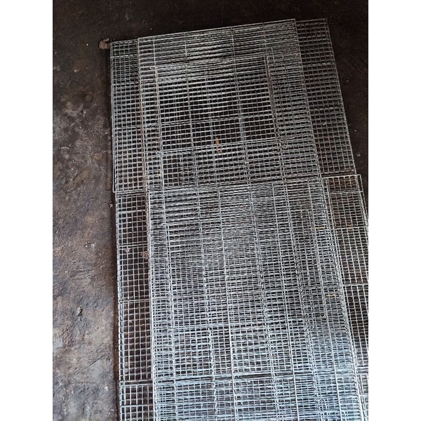 Kandang Galvanis Kelinci Bekas 4 hole Full Jeruji Rapat Ukuran 200cmx50cmx70cmx50cm