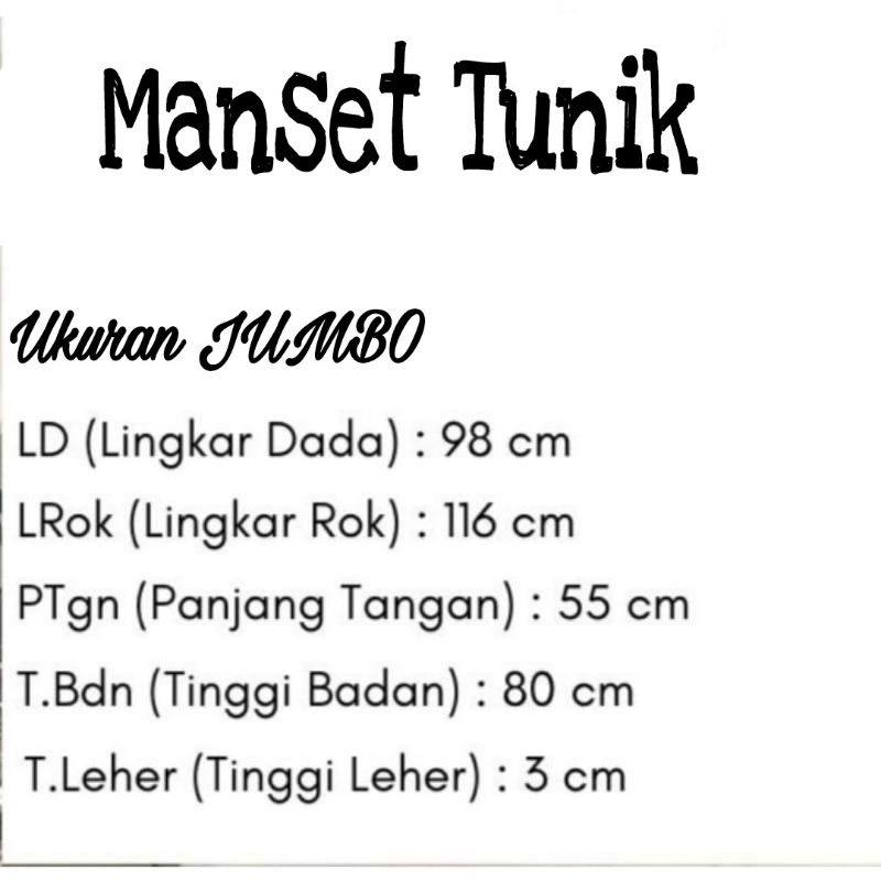 Manset Tunik Lengan Panjang Wanita Krah