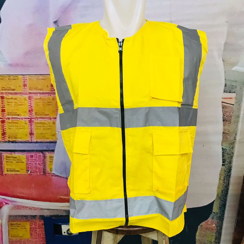 Rompi Safety Proyek / Rompi Safety Bahan American Driil Termurah
