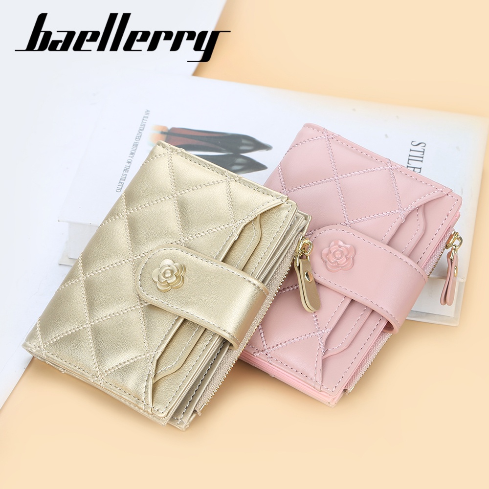 BAELLERRY N1821 Dompet Wanita Kecil Bahan Kulit PU Leather Premium WATCHKITE WKOS