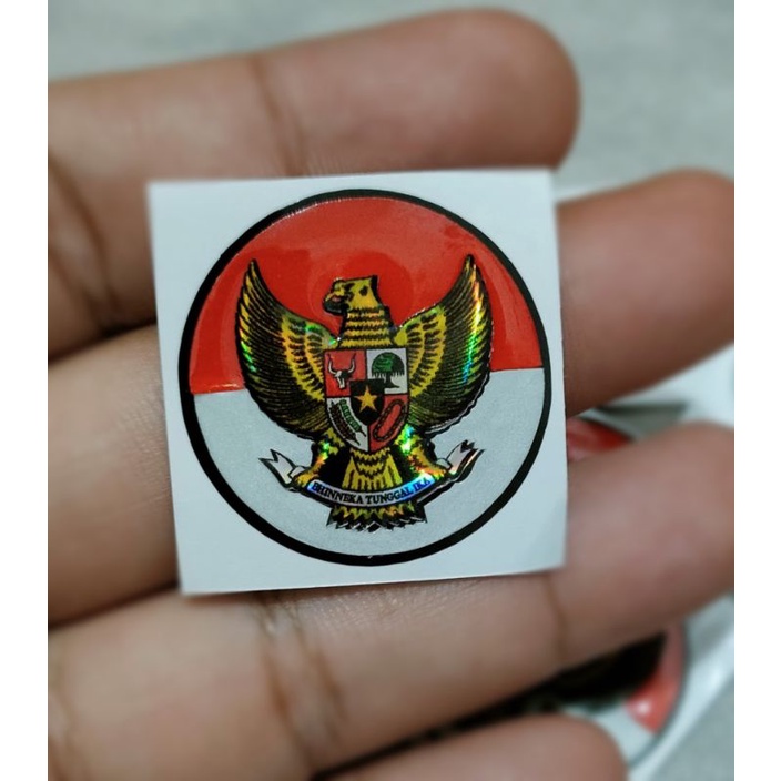 Sticker timbul Garuda mini stiker 3D coating