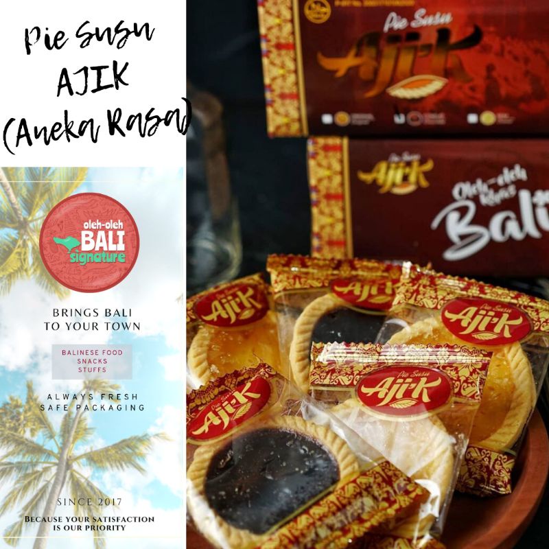 

Pie Susu Ajik Krisna Bali (Original/Cokelat/Keju/Durian)