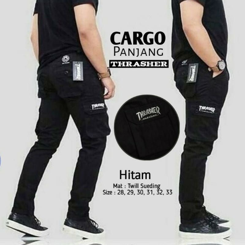 Celana Panjang Kargo Celana Chinos Kempol Cargo Army Pensil