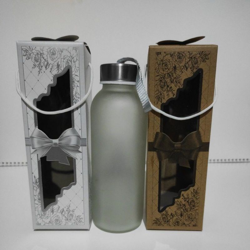 Souvenir botol doff 420 ml kemasan box