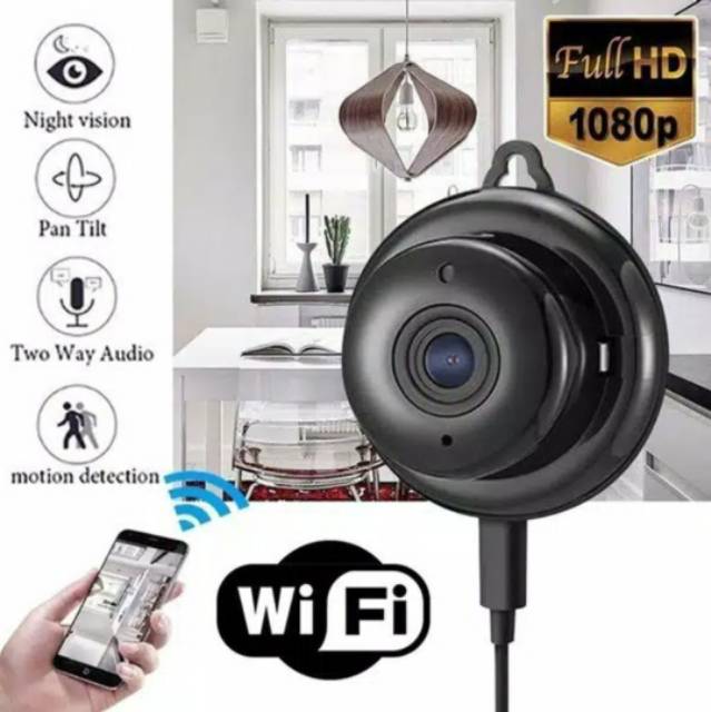 HD Wireless Ip Mini Camera Wifi Smart Net Cam Aplikasi V380