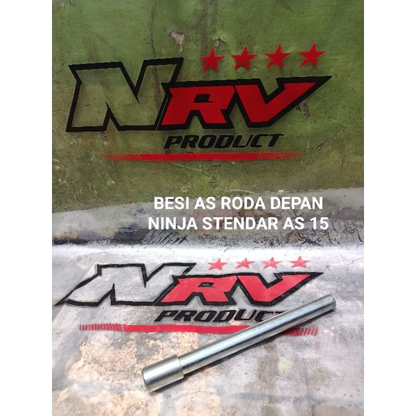 as roda depan ninja setandar as 15 as roda depan Kawasaki ninja R Rr as roda depan