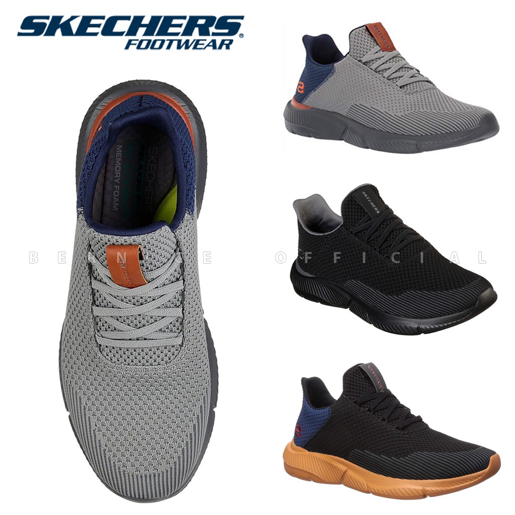 skechers l fit trainers mens
