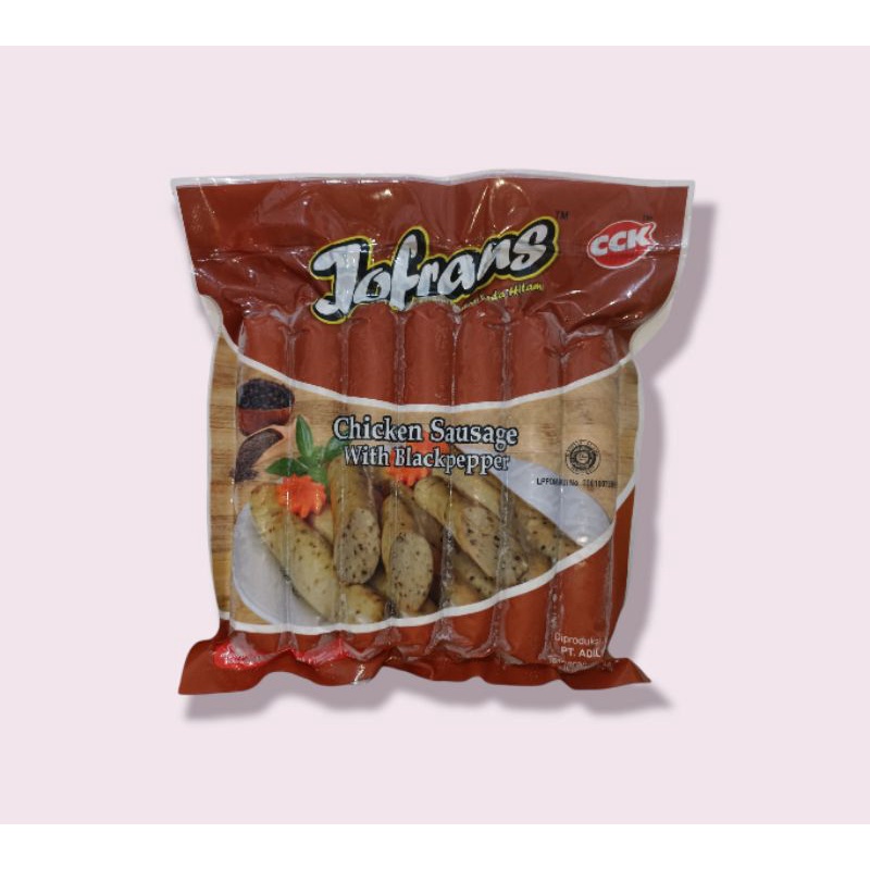 

Jofrans Chicken sausage with black pepper jumbo