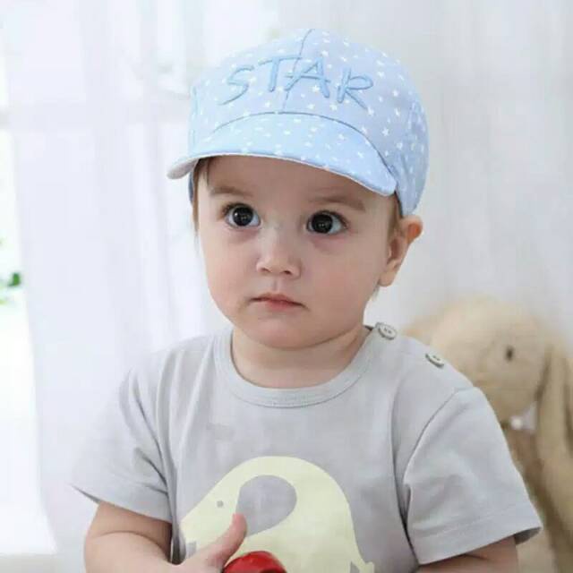 Nakamikids- TOPI STAR | Topi Bayi dan anak unisex motif star