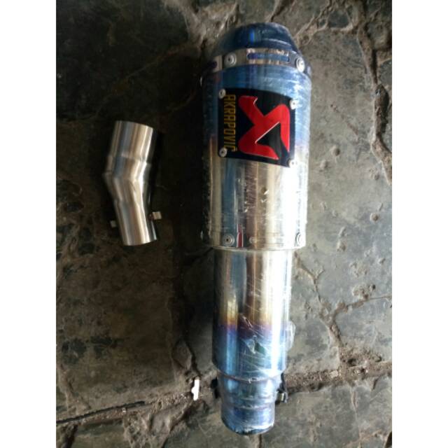 Knalpot Akrapovic Rainbow Slip On Ninja 250 Fi