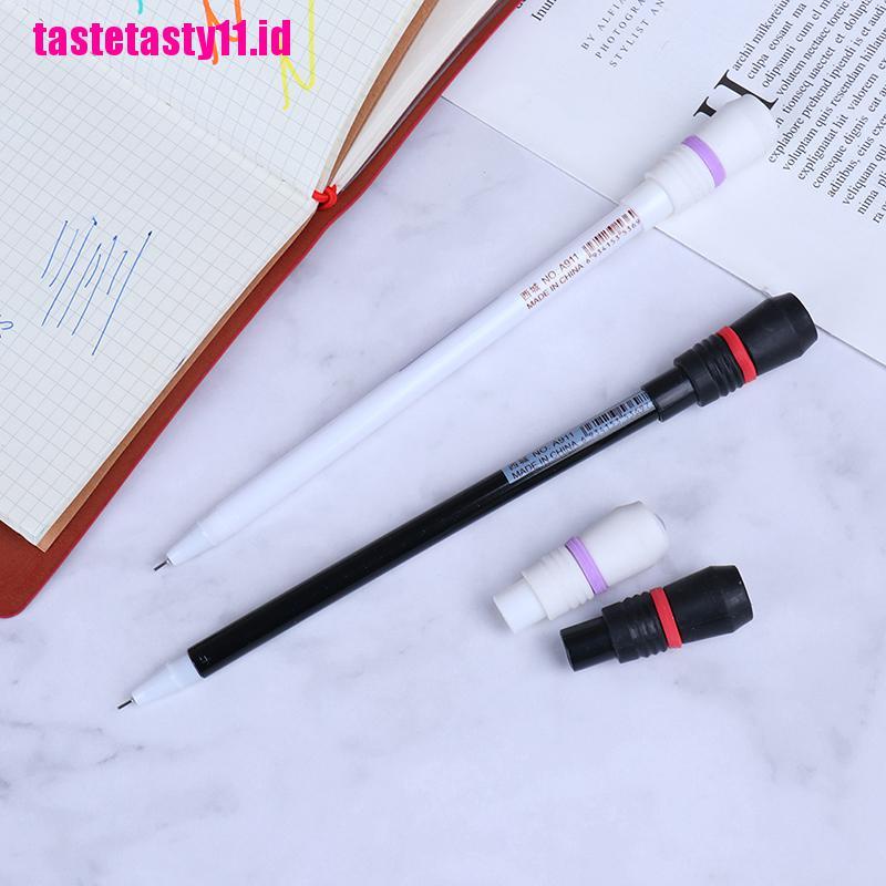 1 Pc Pena Gel Gaming Model Putar Dengan Lampu Untuk Hadiah Pelajar