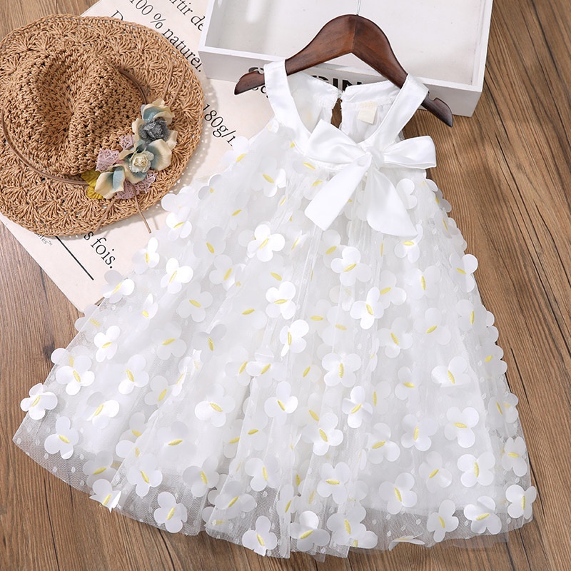 DR56-Dress Anak Perempuan Princess Flower Daisy