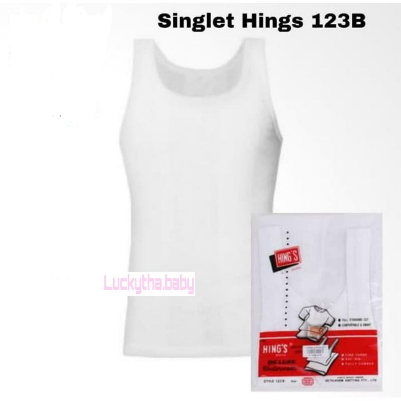 singlet pria Hing's original / singlet pria salur / singlet laki-laki hings/ kaos dalam pria